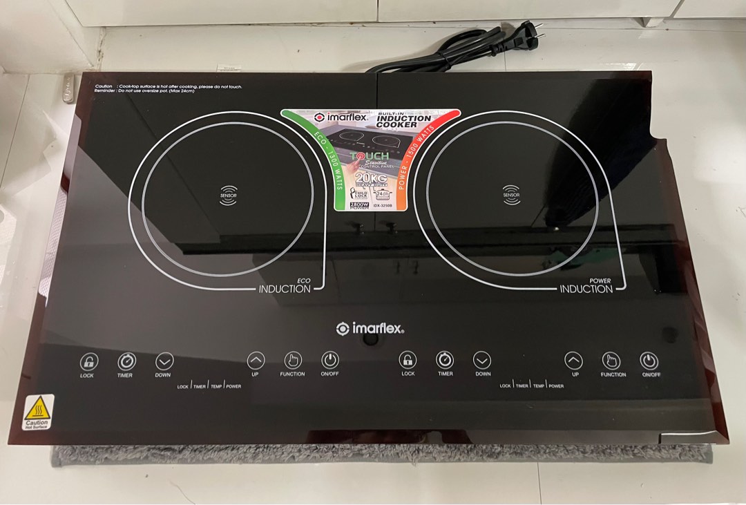 Imarflex Builtin Induction Cooker IDX3250B, TV & Home Appliances
