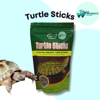 Infinity Turtle Sticks Floating Aquatic Turtle Tortoise Food For All Kinds of Tortoise and Aquatic Turtles 100 Grams