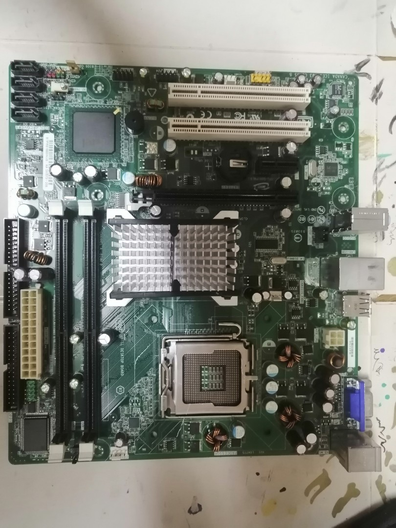 Intel LGA775 Desktop Board (As Is), Computers & Tech, Desktops on Carousell