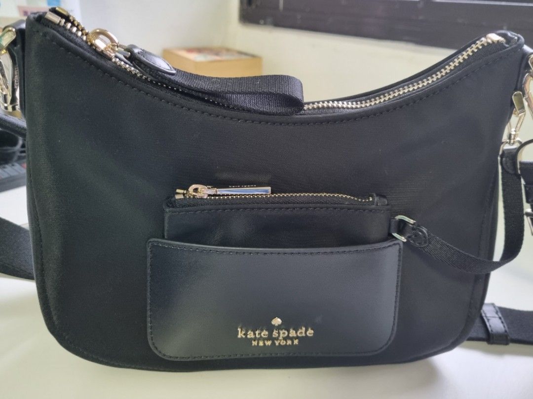 Kate Spade Black 2 in 1 nylon bag