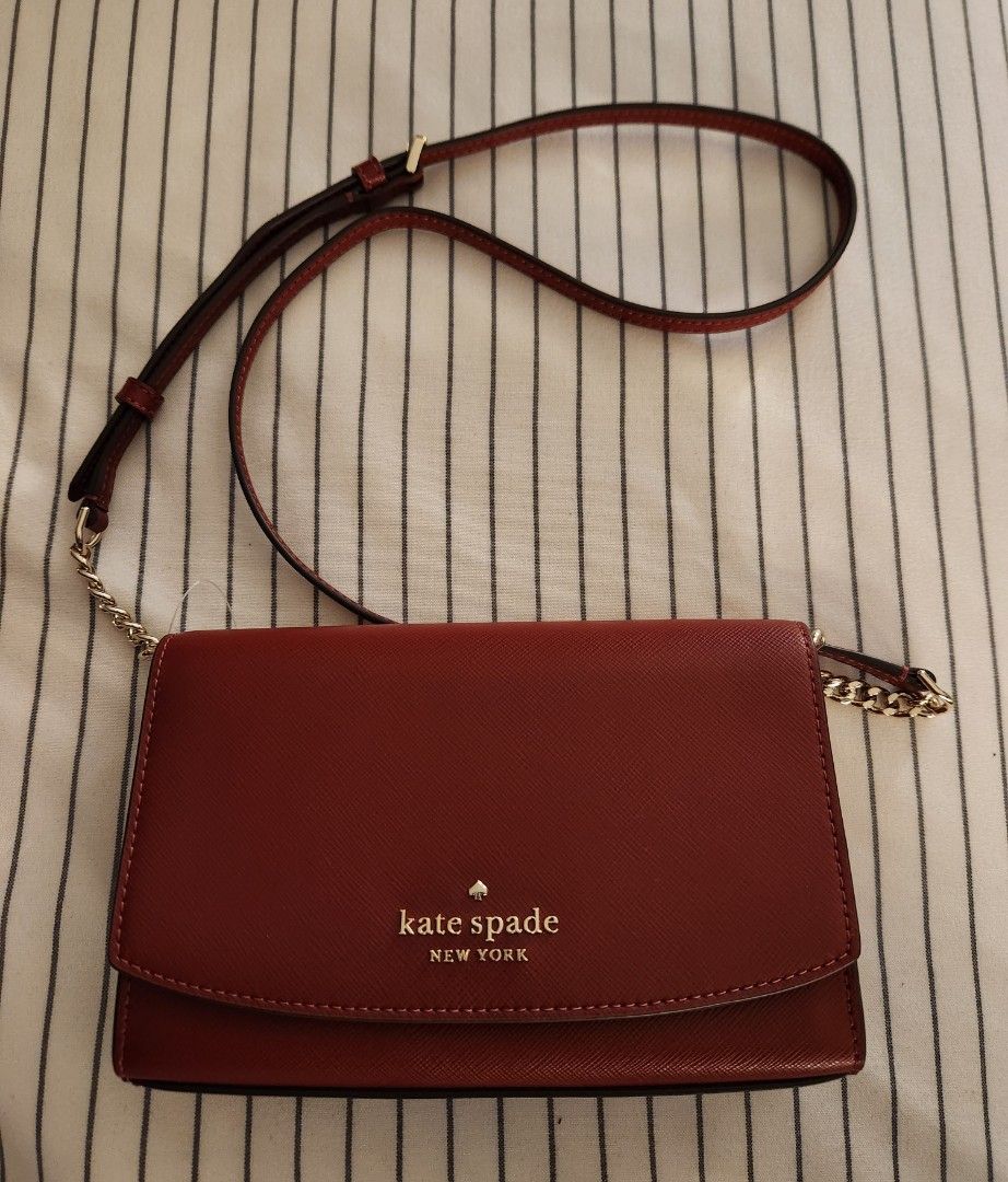 Red kate spade crossbody bag on sale