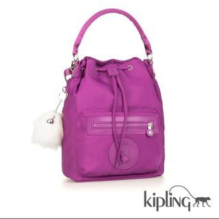『KIPLING』手提包，奢華紫，肩背包，斜背包，雙肩，單肩，三用，多用，防潑水