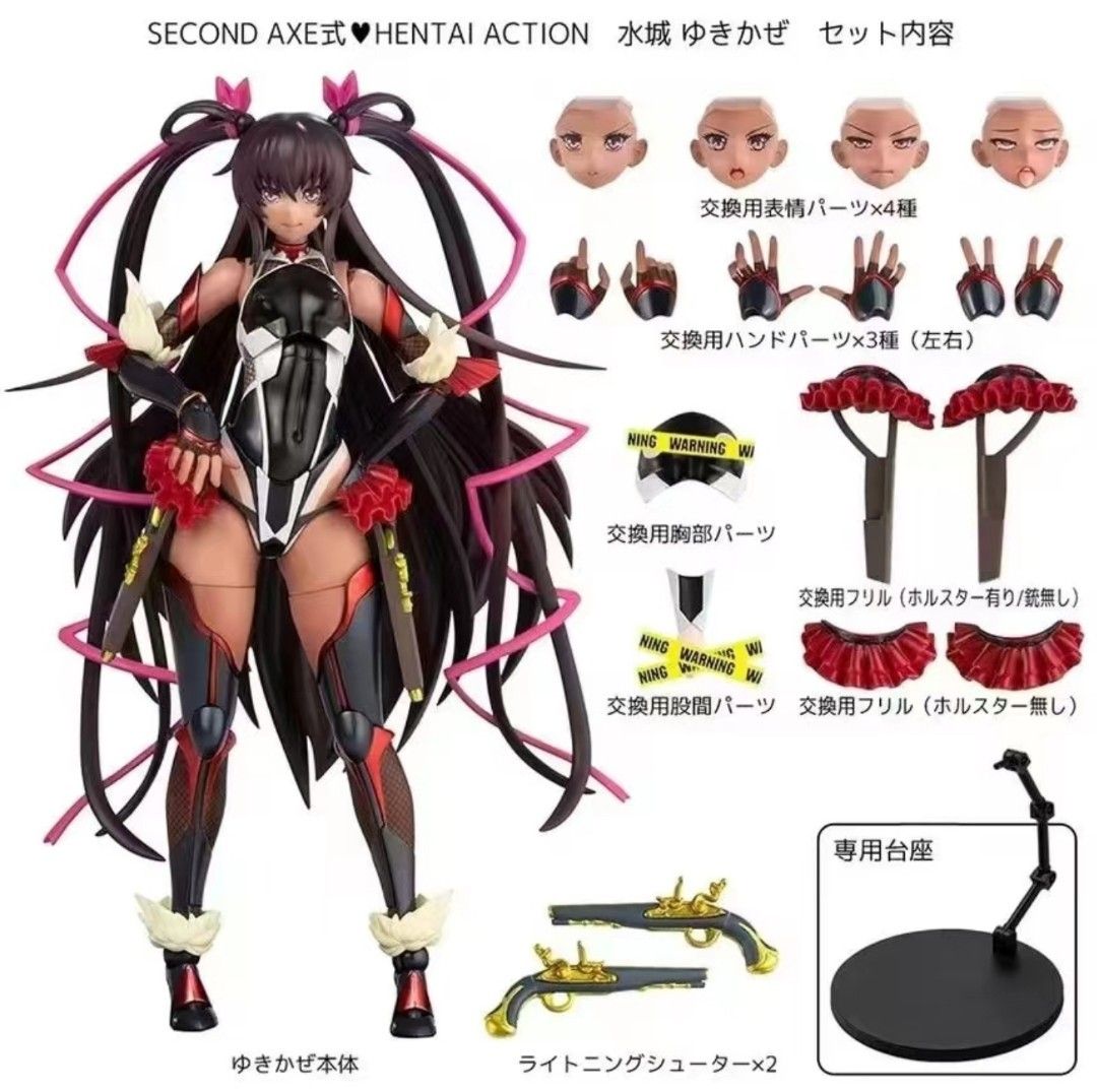 全新對魔忍ko version 水城雪風1/12超高可動figure, 興趣及遊戲, 玩具