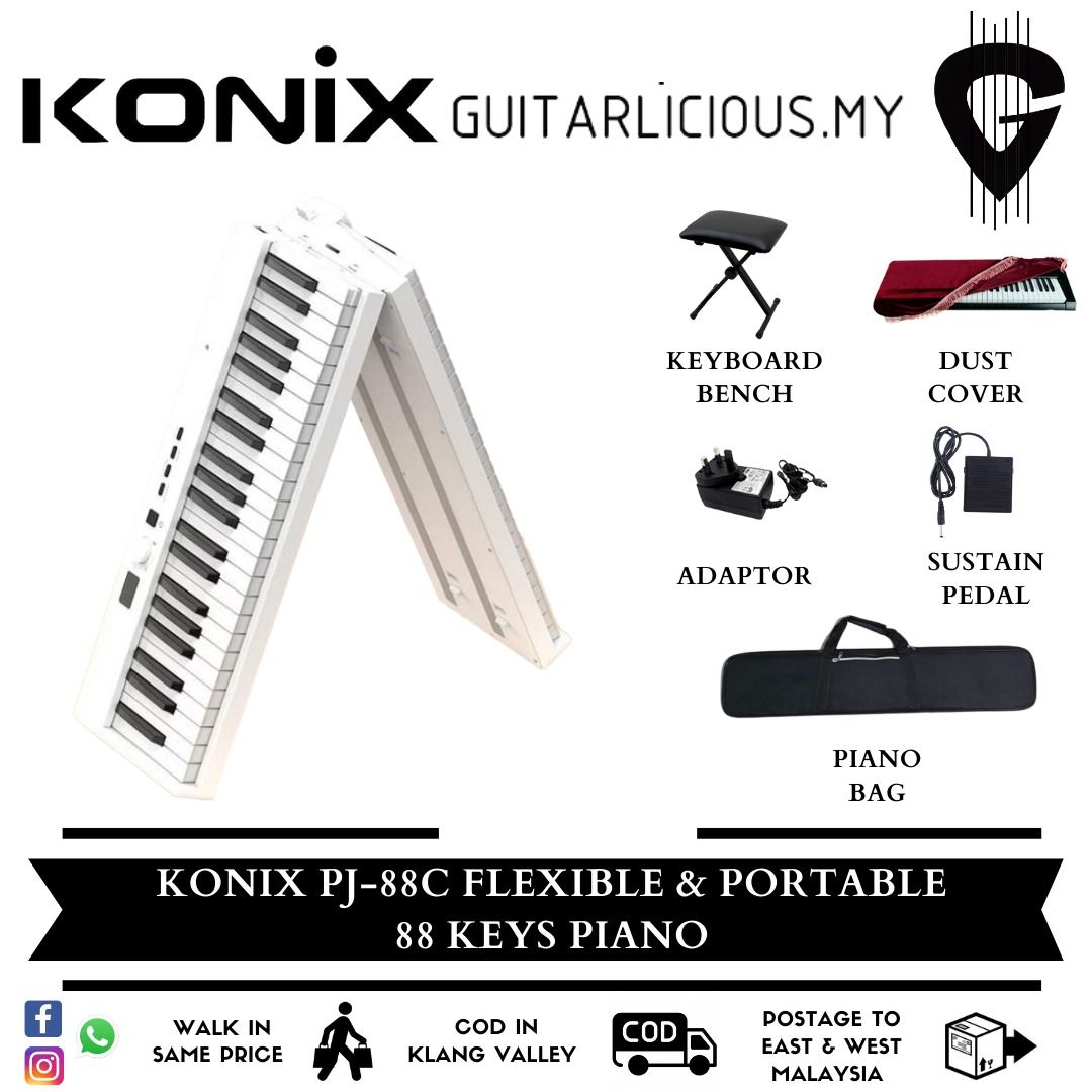 Konix sales midi keyboard