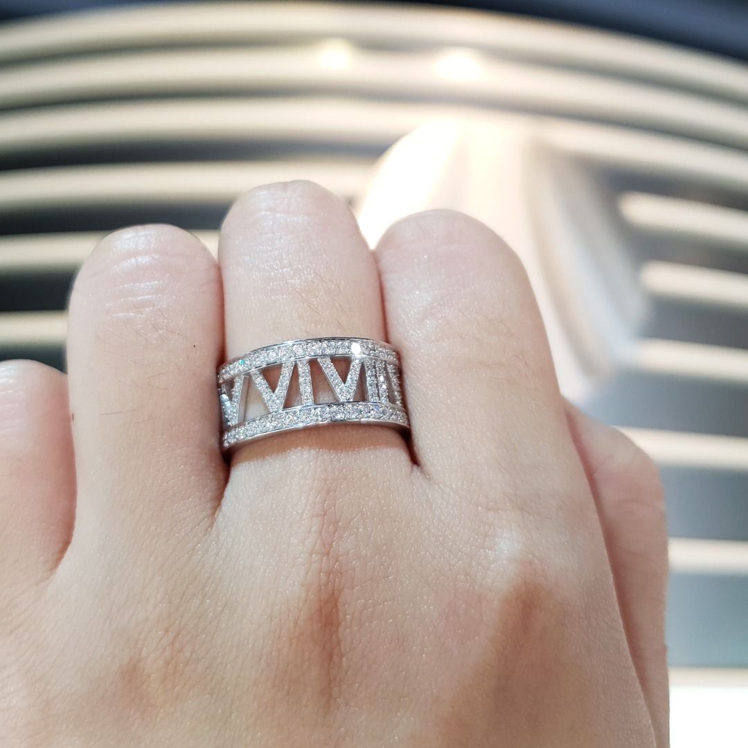 KRONOS PAVE ROMAN NUMERALS RING 2022 212 MODERN CLASSIC CLASSIC RING MEN S JEWELLERY MEN S RINGS UNISEX JEWELLERY UNISEX RING ROMAN NUMERAL RING ROMAN NUMERAL JEWELLERY ATLAS JEWELLERY ATLAS RING TIFF...