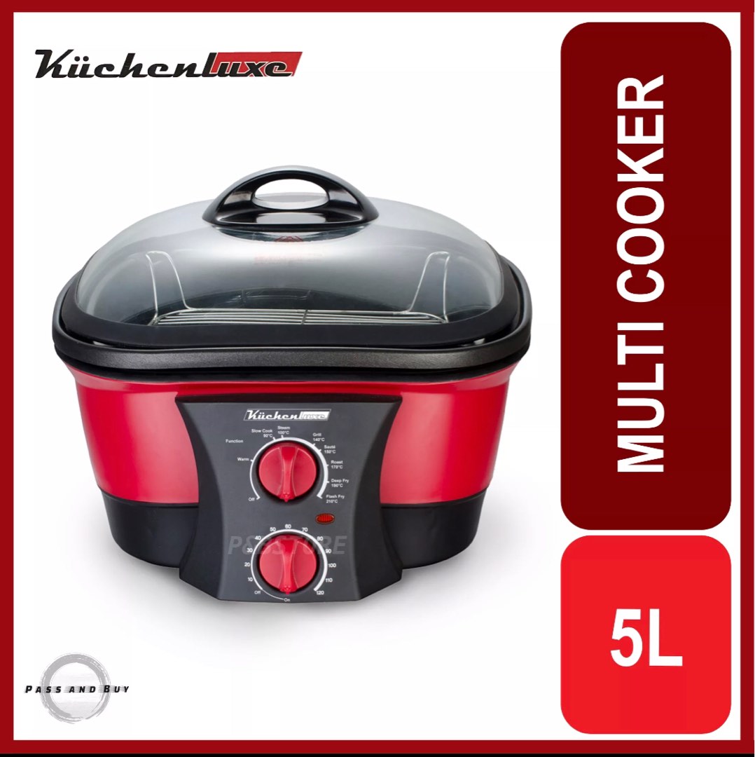 KUCHENLUXE 8 in 1 Multicooket 5L, TV & Home Appliances, Kitchen