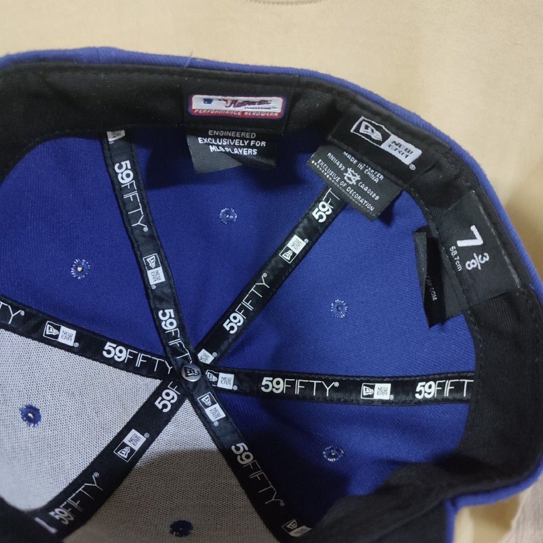 Blue Long Money Fitted Hat | World Series Drop by EST 2088