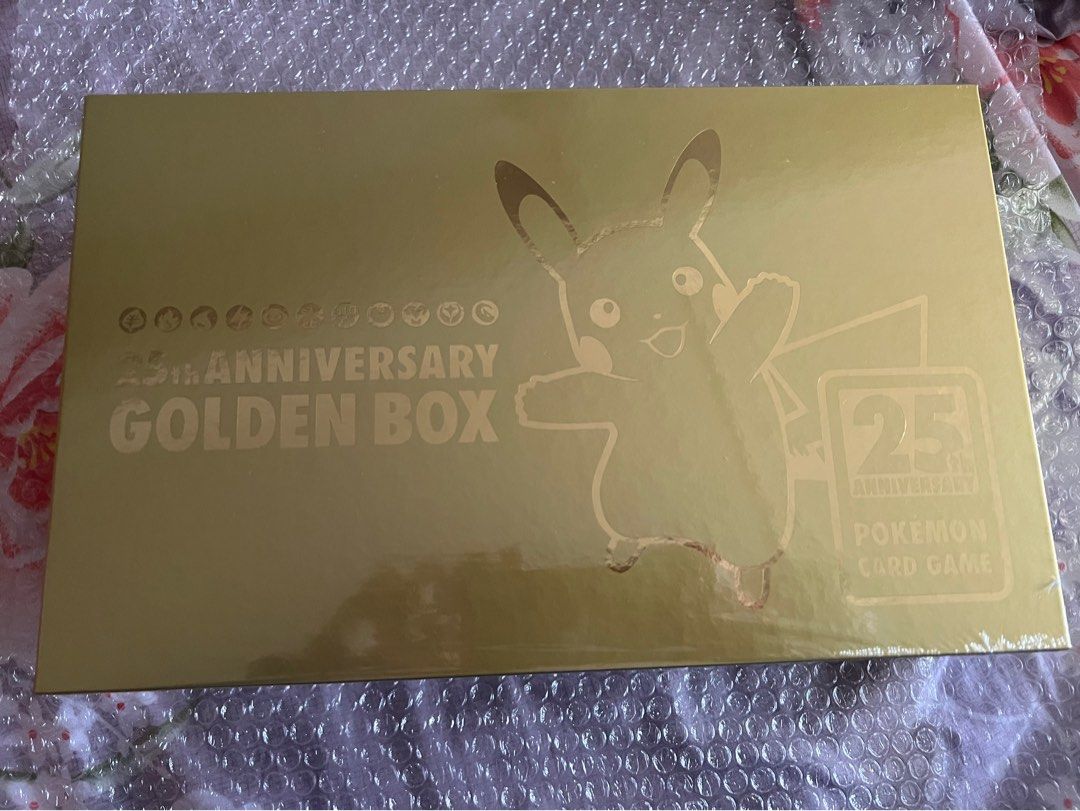 LAST SET 25th Anniversary Golden Box Pokemon Japanese version tcg gold
