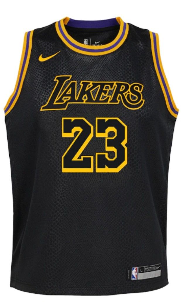 Black lebron jersey lakers online