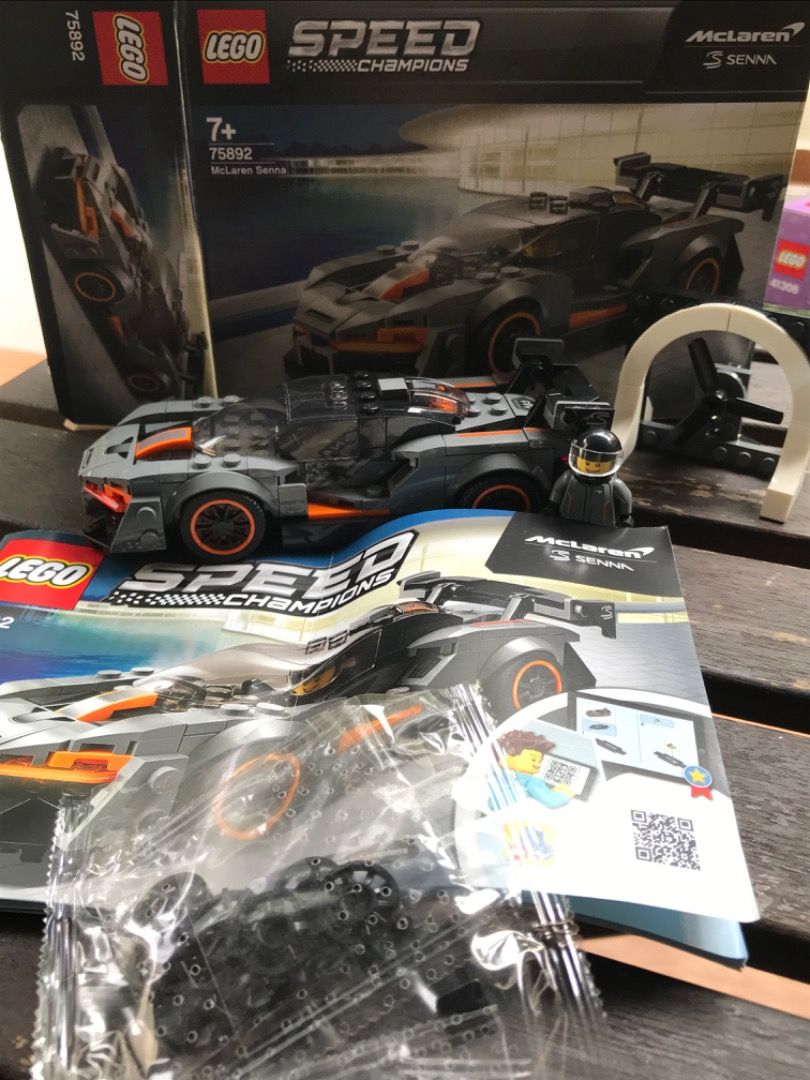 Lego speed champions clearance mclaren senna 75892 instructions