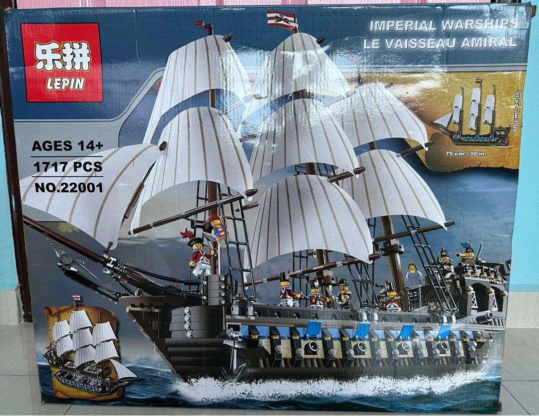 Lepin not LEGO Imperial war ship, Hobbies Toys, Toys Games on