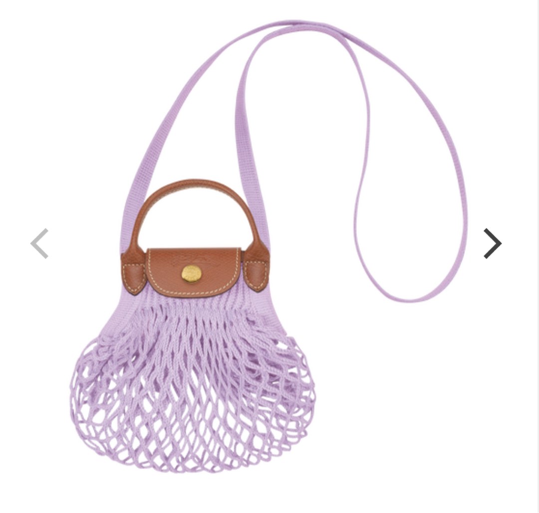 i was so close to buying this longchamp le pliage filet xs mesh bag😔