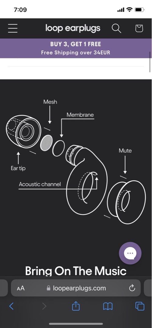 Loop Experience Plus Pro Earplugs, Audio, Earphones on Carousell