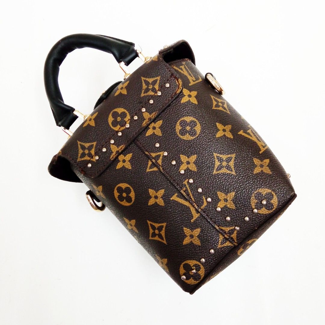 Louis Vuitton Camera Box NM Handbag Studded Reverse Monogram