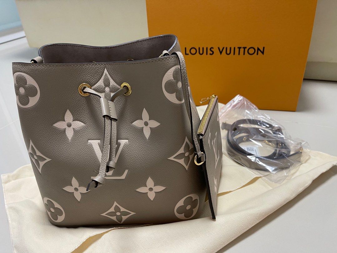 M45555 Louis Vuitton Monogram Empreinte NéoNoé MM-Tourterelle