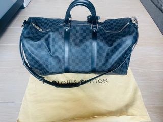 2022 NEW Copy Louis Vuitton Keepall Bandouliere 45 Cowhide Leather N80404
