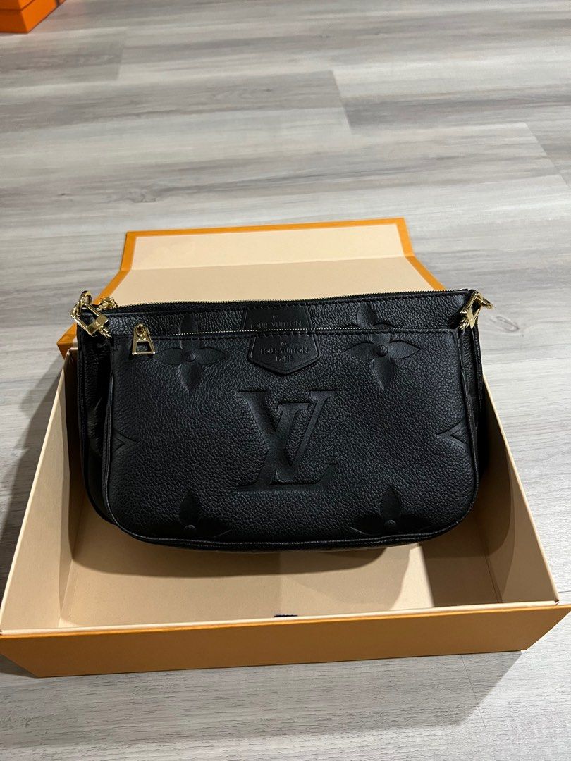 Replica Louis Vuitton M60640 Pochette Saint-Germain Crossbody Bag Monogram  Empreinte Leather For Sale