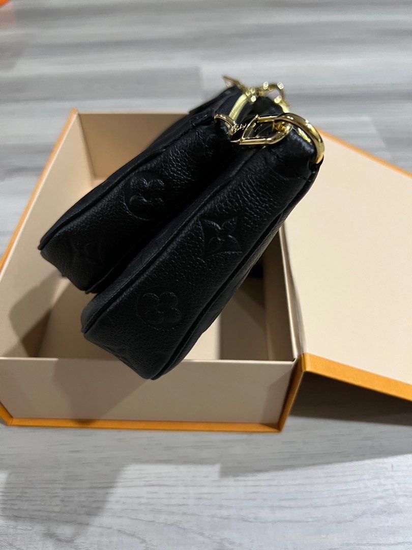 Authentic Louis Vuitton Monogram Empreinte Leather Multi Pochette Bag –  Paris Station Shop