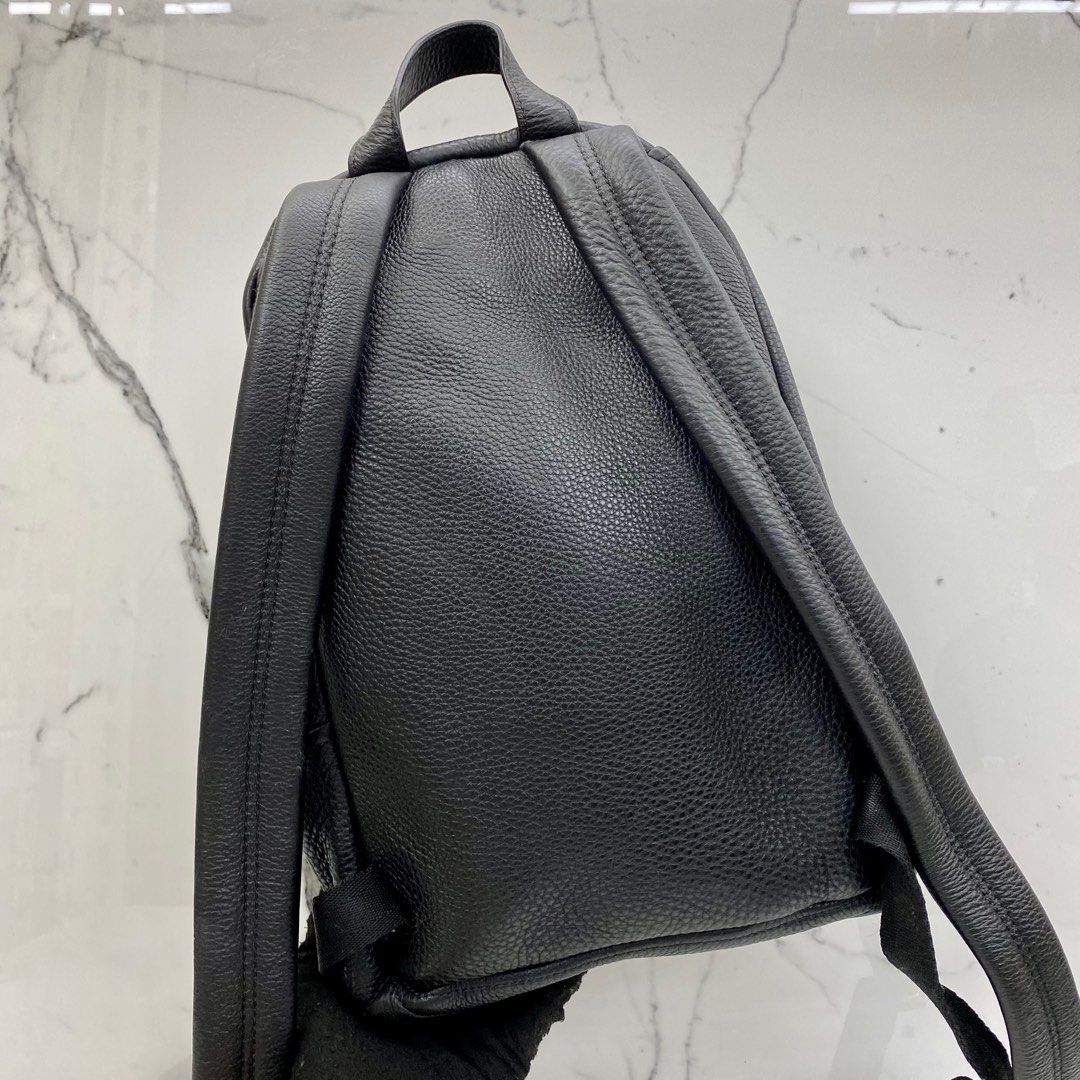 Marc jacobs black new arrivals leather backpack