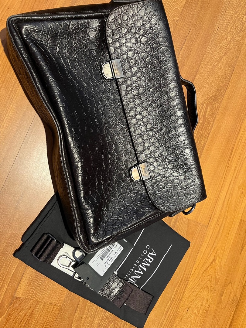 Armani collezioni cheap briefcase
