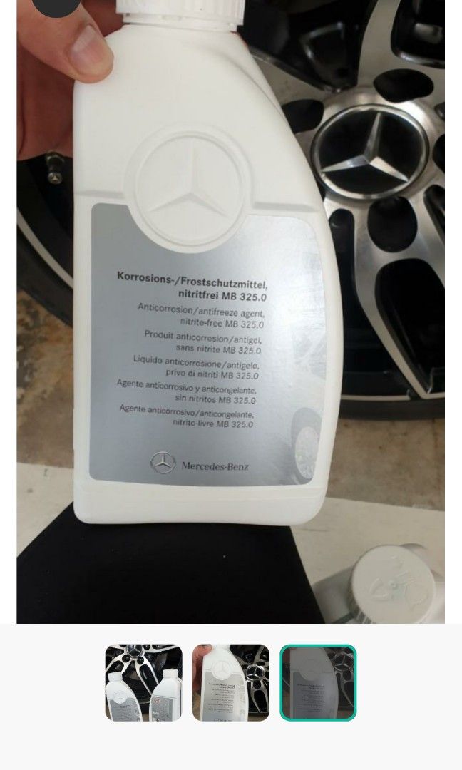 Mercedes-Benz Radiator Coolant Water MB 325.0 Anti Corrosion