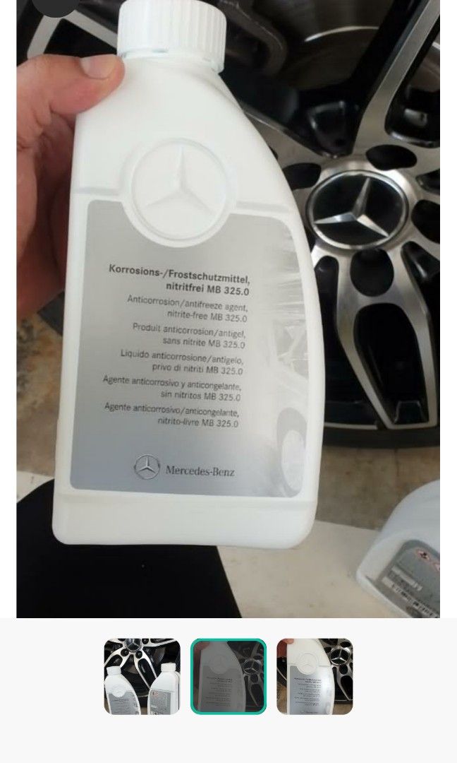 Mercedes Original Coolant., Car Accessories, Accessories on Carousell