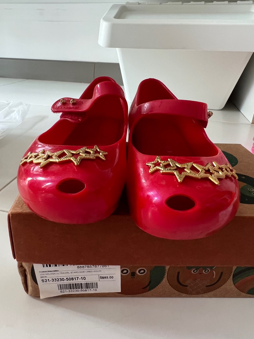 Mini melissa shop star sandals