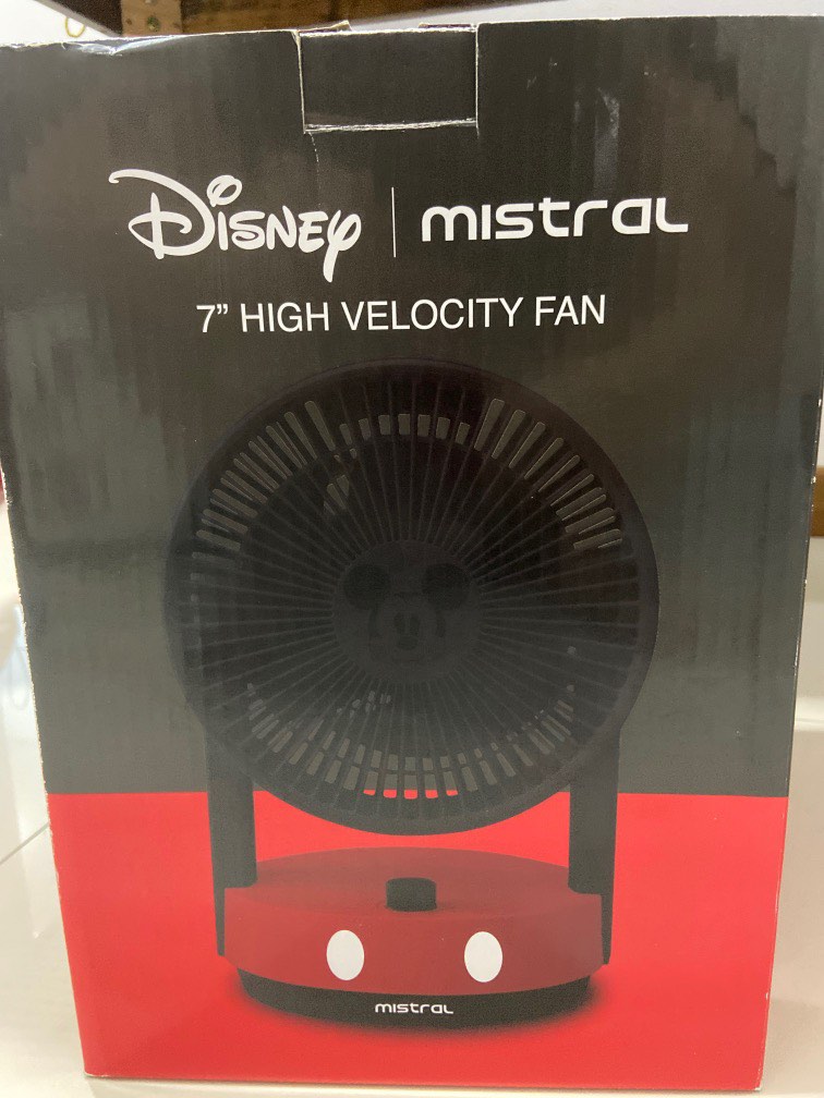 Mistral Fan Disney Mickey, Furniture & Home Living, Lighting & Fans