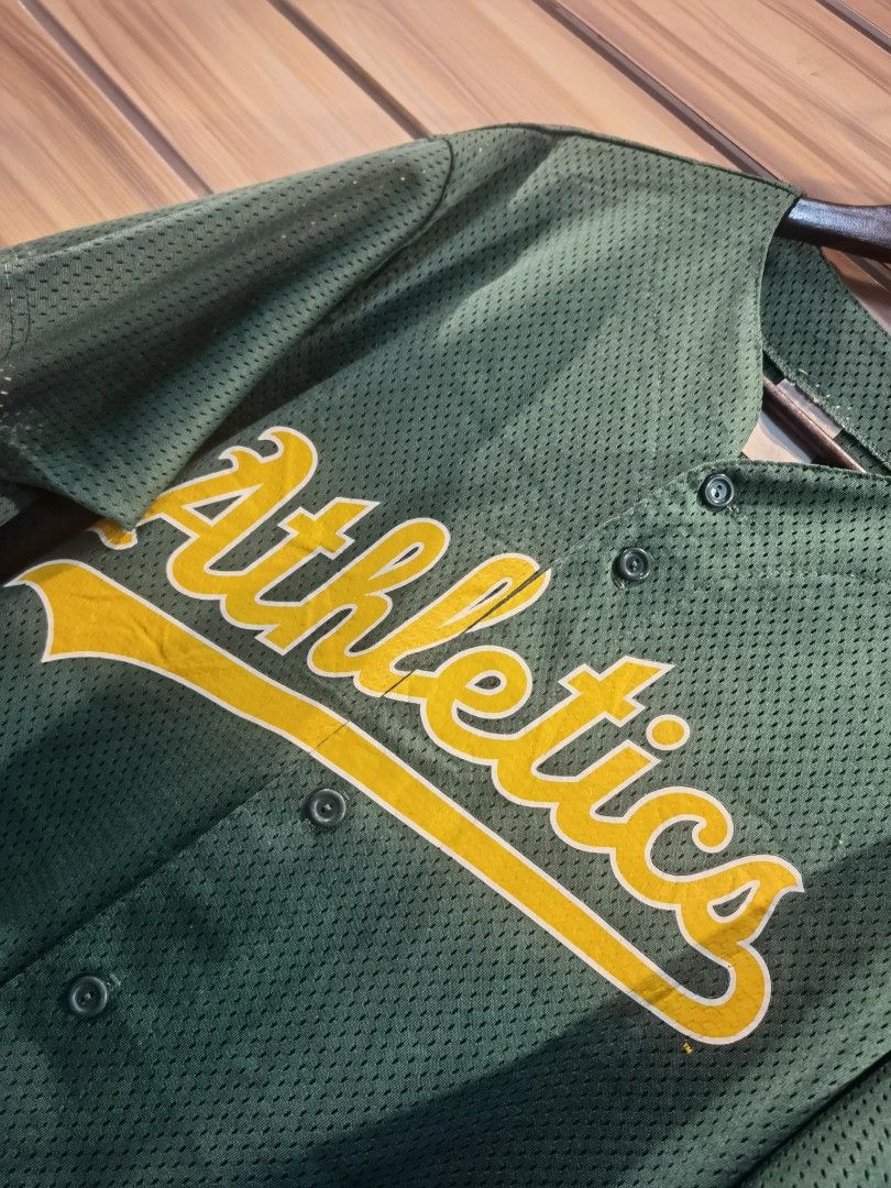 MLB OAKLAND ATHLETICS MAJESTIC JERSEY, Men's Fashion, Activewear on  Carousell