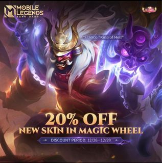 Mobile Legends Diamonds | Franco New Legend Skin Release - "King Of Hell" | 2022