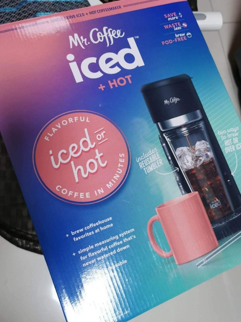 MR COFFEE ICED/HOT COFFEE MAKER, TV & Home Appliances, Kitchen