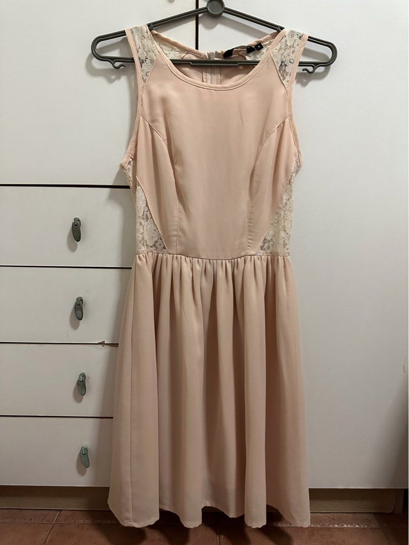 New look peach dress online