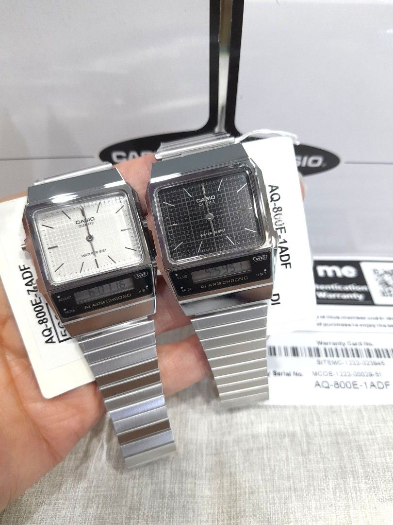 New Model & Ready Stock Casio Analog & Digital Watch AQ-800E-1A/7ADF,  Luxury, Watches on Carousell