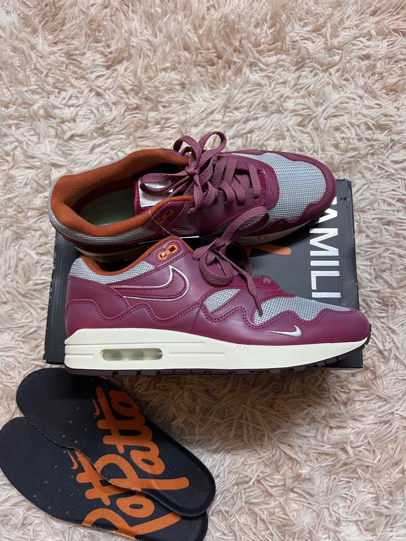Nike air sales max merah maroon