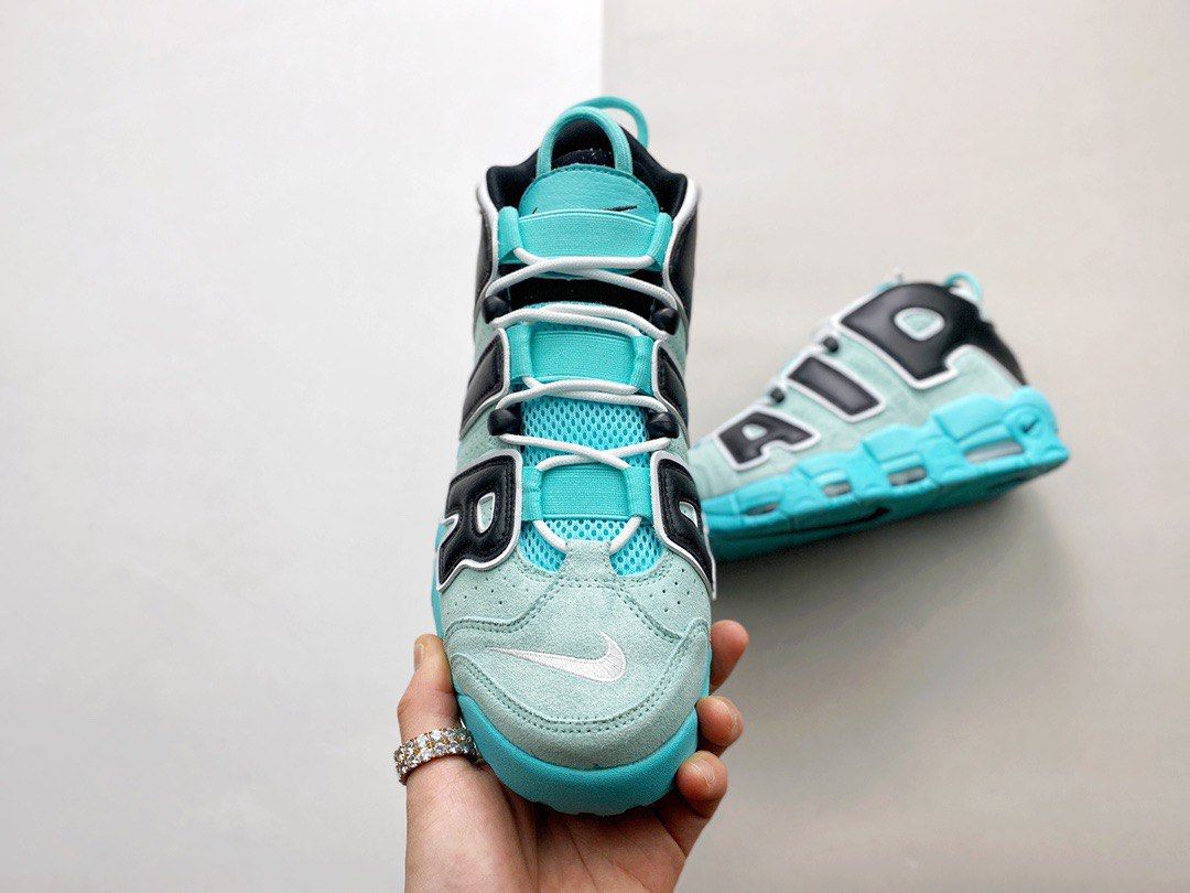 NIKE AIR MORE UPTEMPO 96 QS LIGHT AQUA All sizes available