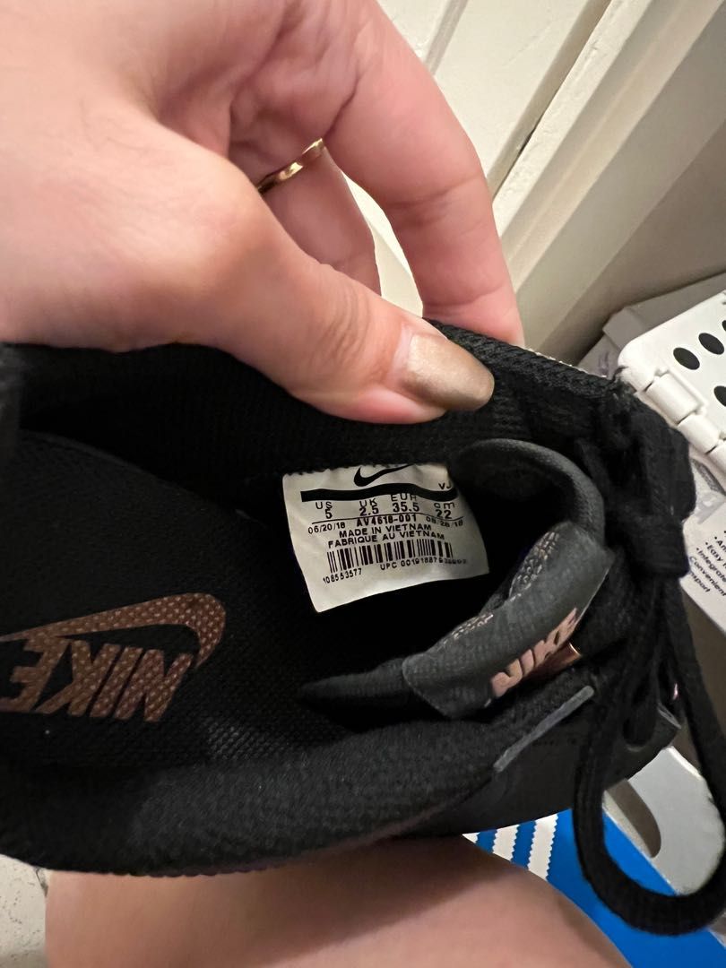 cortez black and rose gold