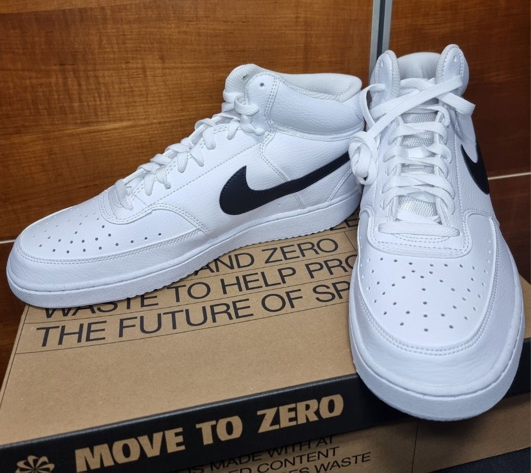 nike court vision mid white mens