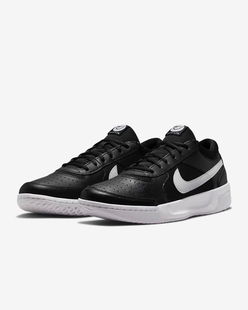 Nike Men s Court Zoom Lite 3 Hard Court Tennis Shoes Black