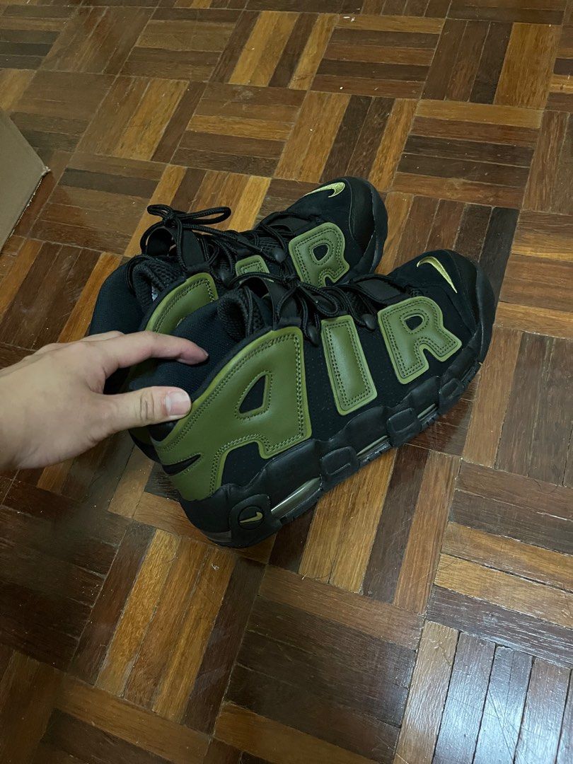 Nike uptempo 96 dark green Men s Fashion Footwear Sneakers on
