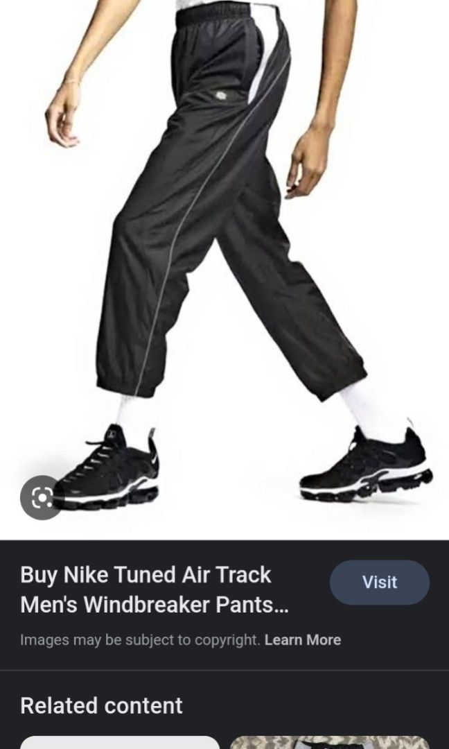 NIKE WINDBREAKER PANTS Men s Fashion Activewear on Carousell