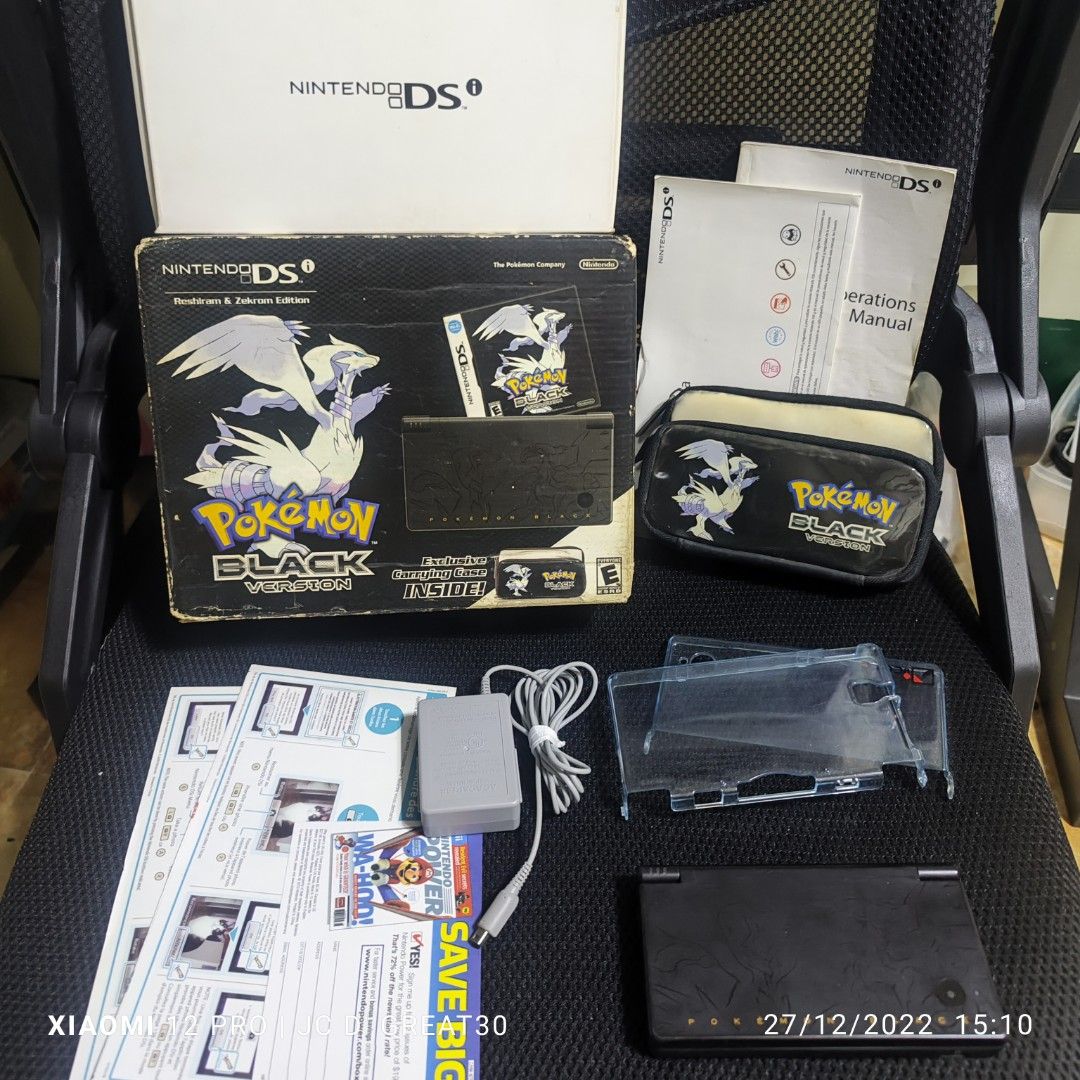 Nintendo Dsi pokemon black edition, Video Gaming, Video Game Consoles, Nintendo on Carousell