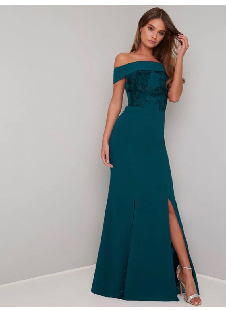 Chi chi london emerald dress 2025