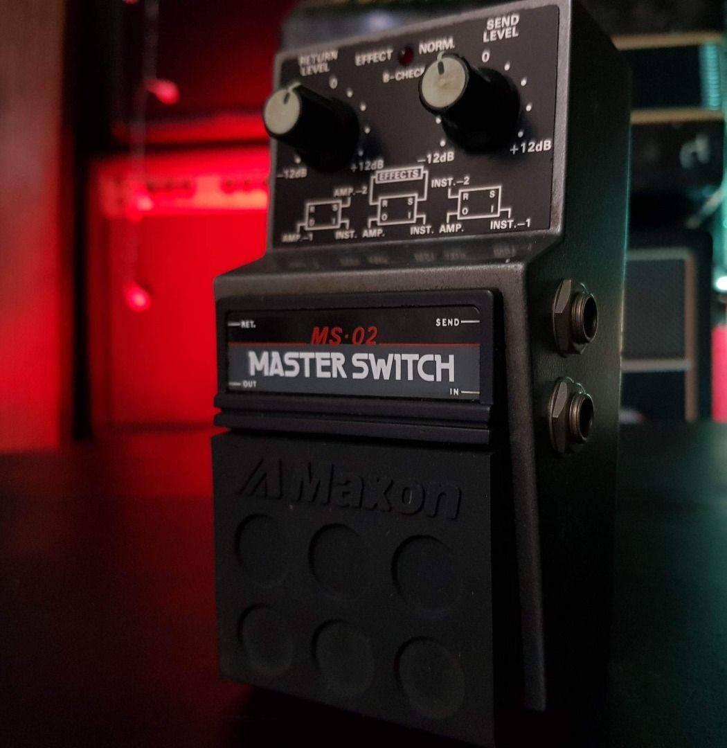 P) Maxon Master Switch MS-02 (Used) (MIJ), Hobbies & Toys, Music