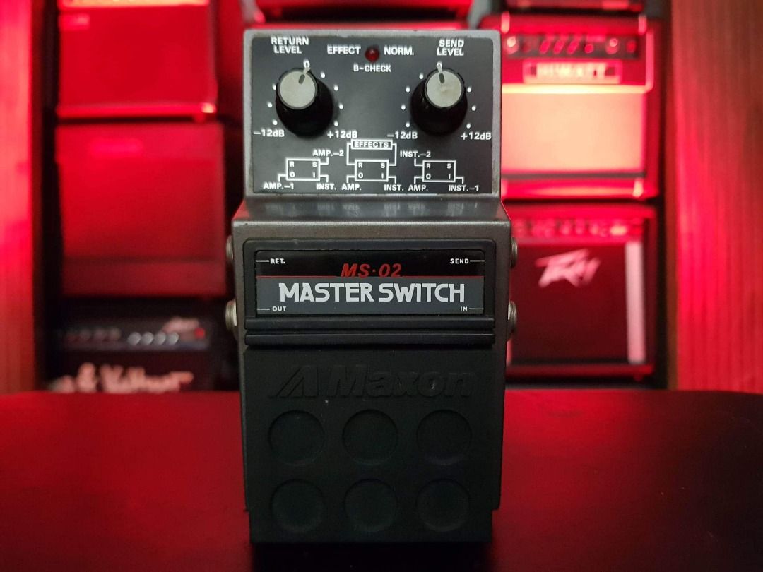 P) Maxon Master Switch MS-02 (Used) (MIJ), Hobbies & Toys, Music