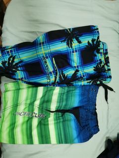 Pacific Cliff and Quiksilver Beach Shorts