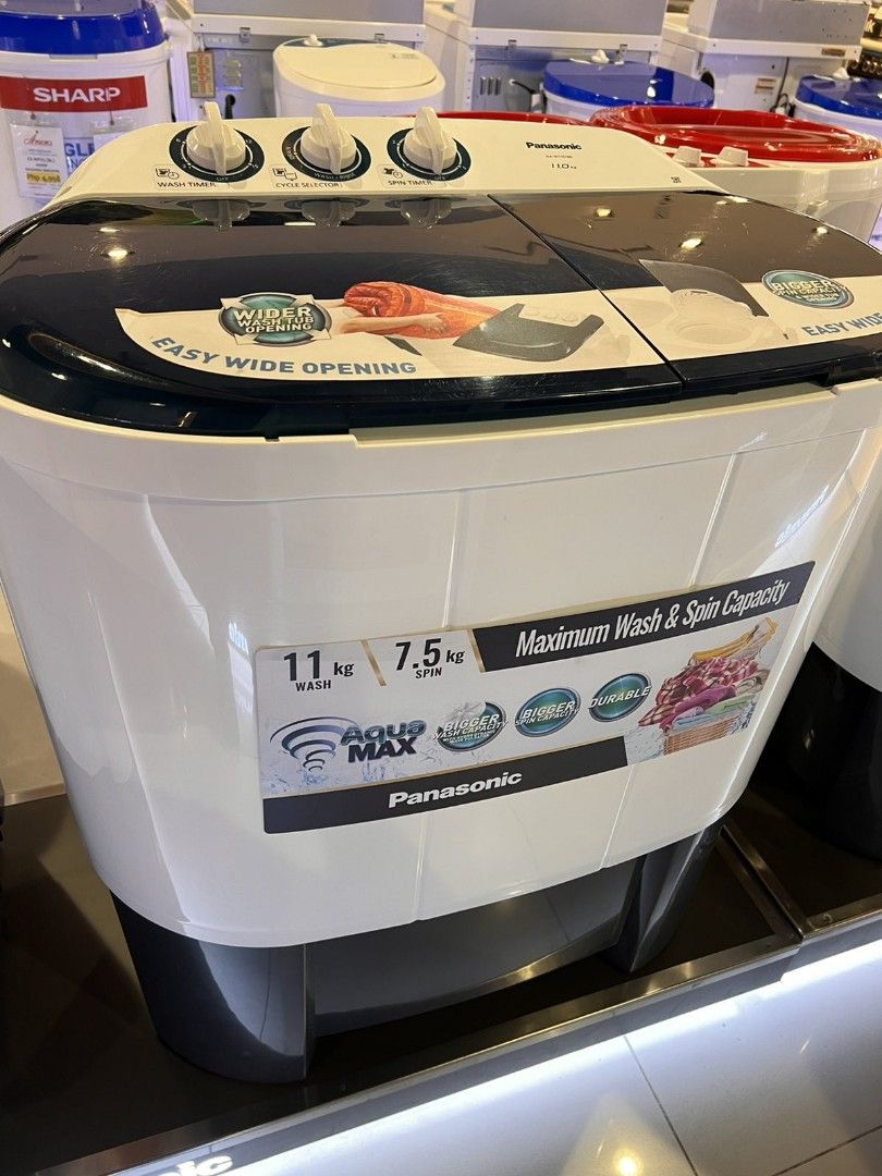 PANASONIC TWIN TUB WASHING MACHINE, TV & Home Appliances, Washing