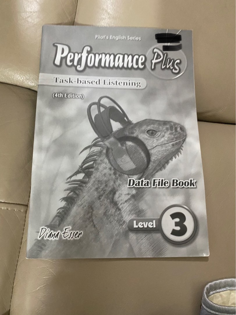 Performance Plus Task based Listening, 興趣及遊戲, 書本 & 文具, 教科書 - Carousell