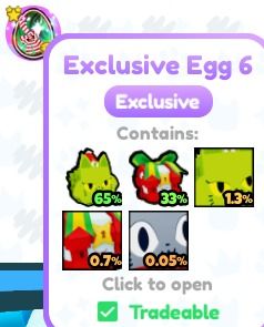 PET SIMULATOR X EXCLUSIVE EGG 6, Video Gaming, Gaming Accessories, In ...