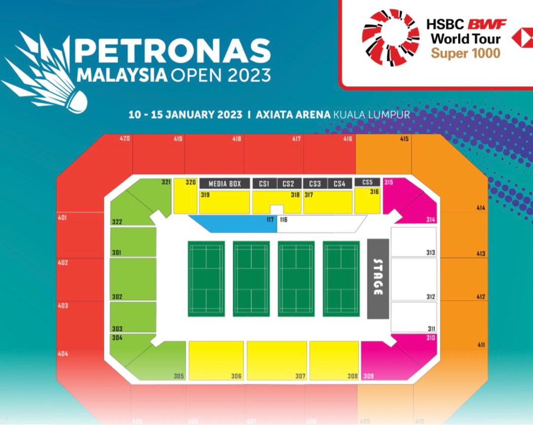 Petronas Malaysia Open 2023 Semi Final (14/1), Tickets & Vouchers