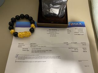 Pixiu bracelet gold 999